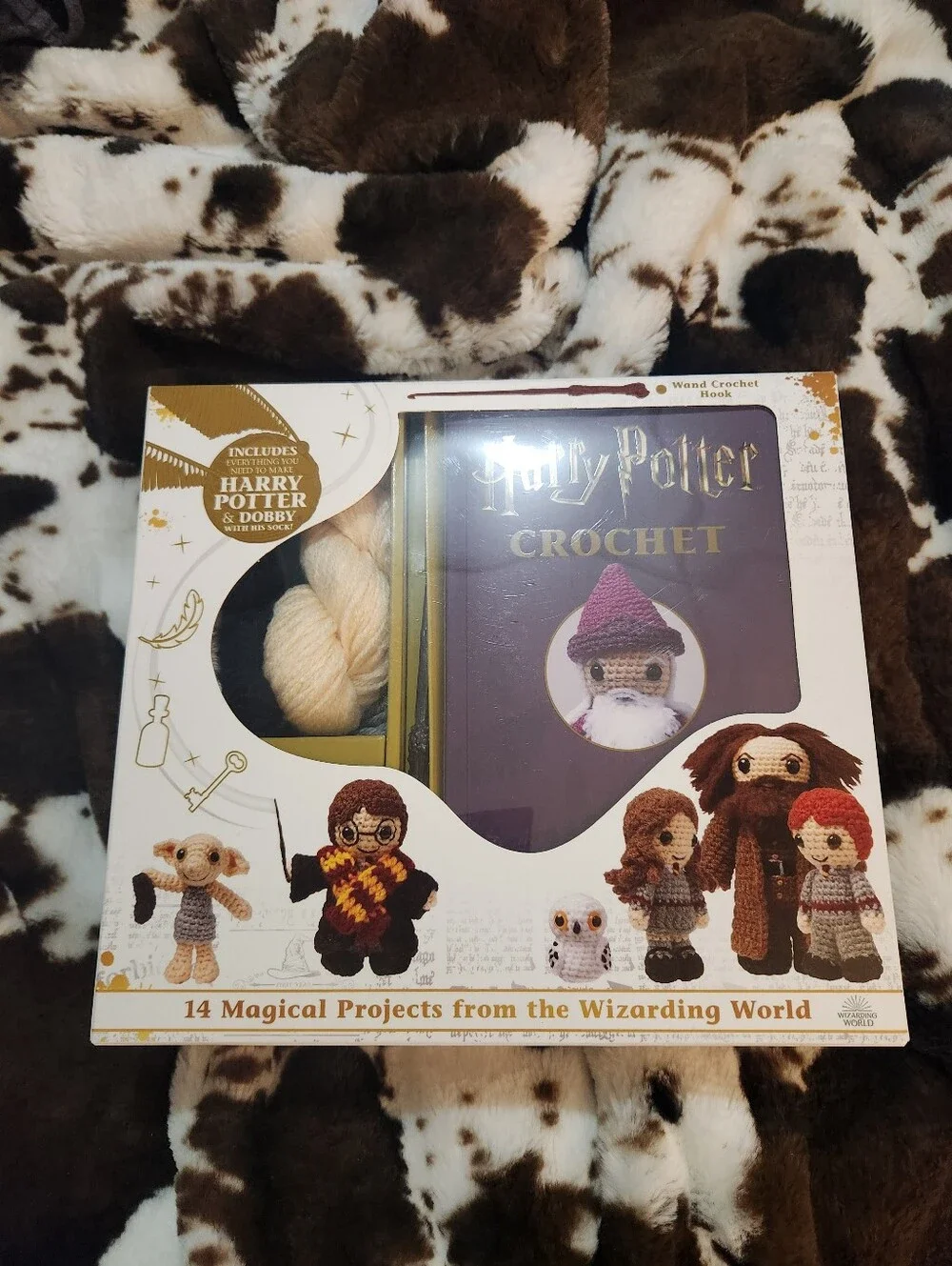 Harry Potter Crochet Kit — Cream and Gold Accents